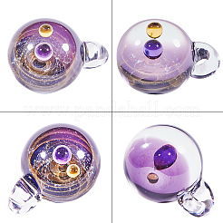 DIY Jewelry Galaxy Universe Ball Necklaces Making&nbsp;DIY-BC0009-20B