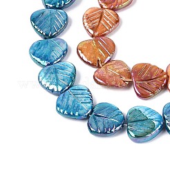 Natural Freshwater Shell Carved Beads Strands&nbsp;SHEL-N038-24