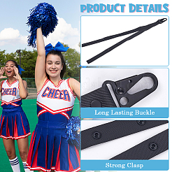 4Pcs Polyester Pom Pom Holder Straps for Cheerleading Accessories&nbsp;AJEW-CN0003-10
