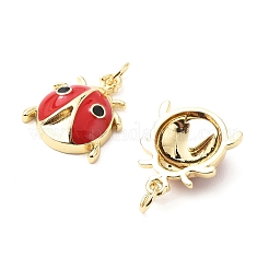 Brass Enamel Pendants&nbsp;KK-L237-012G