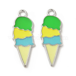 Summer Theme Alloy Enamel Pendants&nbsp;ENAM-B050-07P-05
