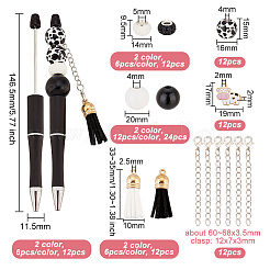 DIY Personalized Beadable Pen Sets&nbsp;DIY-OC0011-04