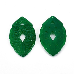 Natural Dyed Jade Big Pendants&nbsp;G-F611-09