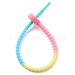 Heart Silicone Cable Ties&nbsp;X-SIL-T057-01I