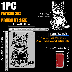 PET Hollow Out Drawing Painting Stencils&nbsp;DIY-WH0693-032