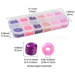Mixed Styles Glass Round Seed Beads&nbsp;SEED-FS0001-16A