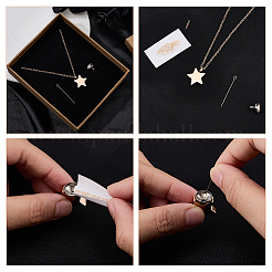 1Pc Stainless Steel Star Urn Ashes Pendant Cable Chain Necklaces&nbsp;NJEW-CN0001-18RG