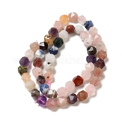 Natural Rose Quartz/Sodalite/Lapis Lazuli/Amethyst/Strawberry Quartz Beads Strands&nbsp;G-K382-A01-02
