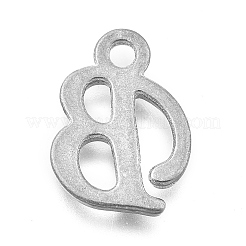 Alloy Letter Pendants&nbsp;LS-PALLOY-J718-01C-B