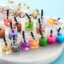 Glass Bottle Pendants&nbsp;GLAA-CD0001-01