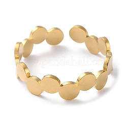 304 Stainless Steel Open Cuff Rings&nbsp;RJEW-H219-02G