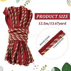 Polyester Twisted Lip Cord Trim&nbsp;OCOR-WH0071-044A-03