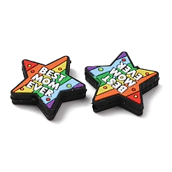 Mother's Day Silicone Beads&nbsp;SIL-D016-02