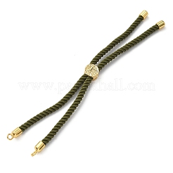 Cotton Cord Bracelet Making&nbsp;KK-F758-03-08-G