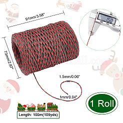 Christmas Paper Rope DIY Decoration&nbsp;OCOR-WH0075-06