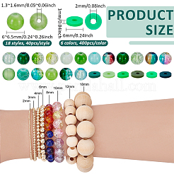 DIY Round & Disc/Flat Round Beads Kits&nbsp;DIY-PH0030-85A