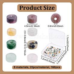 Natural Jade Beads Strands&nbsp;G-NB0001-80