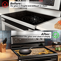 1Pc Cloth Induction Cooktop Protector Mats&nbsp;AJEW-GA0008-37C