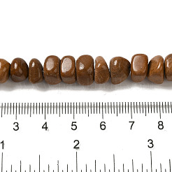 Natural Wood Lace Stone Wooden Jasper Beads Strands&nbsp;LS-G-B078-G01-01