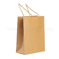 DIY Rectangle with Dog Pattern Kraft Paper Bag Making Set&nbsp;DIY-F079-09