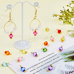 200Pcs Transparent Acrylic Charms&nbsp;FIND-DC0001-75
