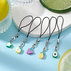 Handmade Polymer Clay Mobile Straps&nbsp;HJEW-JM01077