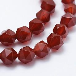Natural Carnelian Beads Strands&nbsp;G-F523-01-8mm