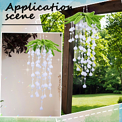 4M Plastic Beaded Trim Garland Strand&nbsp;AJEW-SC0032-02