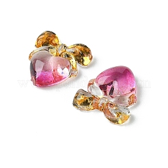 Gradient Color Transparent Resin Cabochons&nbsp;RESI-E039-19
