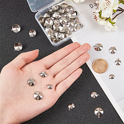 304 Stainless Steel Pendant Rhinestone Settings&nbsp;STAS-UN0010-26