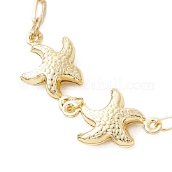 Starfish 304 Stainless Steel Slider Bracelets&nbsp;BJEW-JB13457