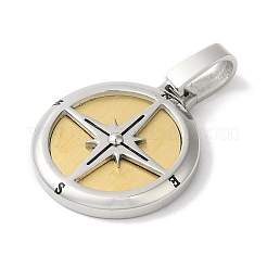Ion Plating(IP) 304 Stainless Steel Pendants&nbsp;STAS-Z073-17G