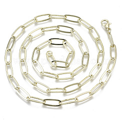 Brass Paperclip Chains&nbsp;MAK-S072-13A-14KC