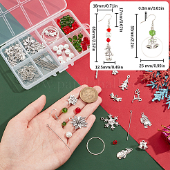DIY Christmas Theme Earring Making Kit&nbsp;DIY-SC0022-77