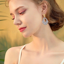 DIY Long Dangle Earring Making Kit&nbsp;DIY-HY0001-41