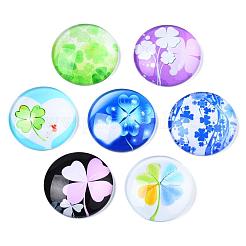 Glass Cabochons&nbsp;GGLA-WHC0001-05