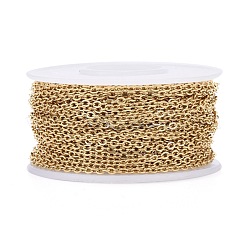 Ion Plating(IP) 304 Stainless Steel Cable Chains&nbsp;CHS-H007-55G