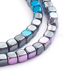 Electroplated Non-magnetic Synthetic Hematite Beads Strands&nbsp;LS-G-L562-04A