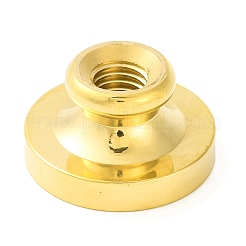 Golden Tone Round Wax Seal Brass Stamp Heads&nbsp;LS-AJEW-Z034-01G-06