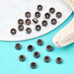 Brass Rhinestone Spacer Beads&nbsp;RB-A014-Z4mm-01R-NF