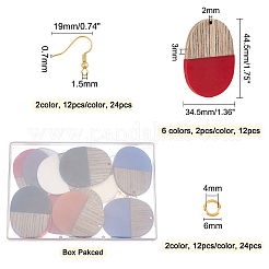 DIY Dangle Earring Making Kits&nbsp;RESI-OC0001-24