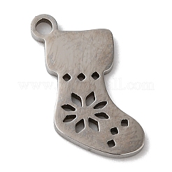 Non-Tarnish Christmas 201 Stainless Steel Pendants&nbsp;STAS-D053-02P