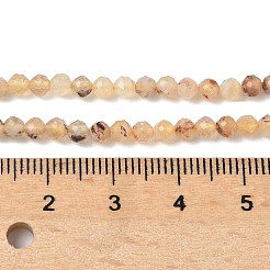 Natural Citrine(Heated) Beads Strands&nbsp;G-C201-B04-3mm