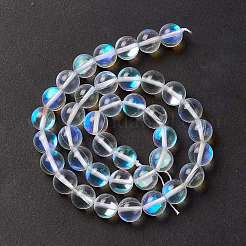 Synthetic Moonstone Beads Strands&nbsp;G-E573-02C-14