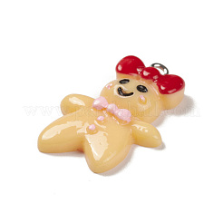 Christmas Opaque Resin Pendants&nbsp;RESI-K023-01B