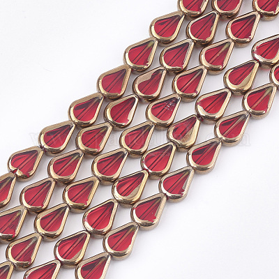 Electroplate Glass Beads Strands&nbsp;EGLA-S188-07E-1