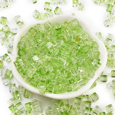 Spray Painted Glass Seed Beads&nbsp;SEED-A034-01F-1