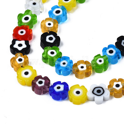 Handmade Lampwork Beads Strands&nbsp;LAMP-N023-002C-11-1