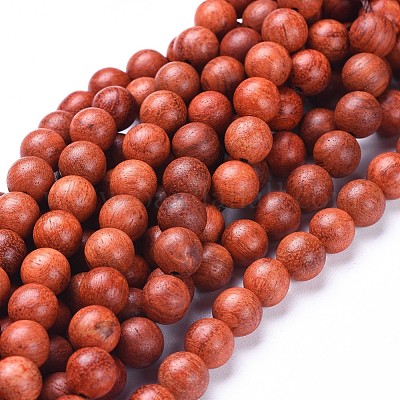 Natural Wood Beads Strands&nbsp;X-WOOD-F008-01-C-1