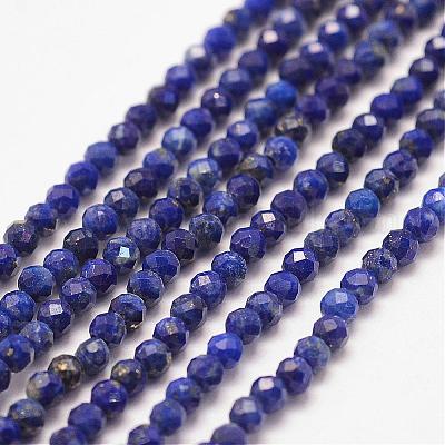 Natural Lapis Lazuli Bead Strands&nbsp;G-P279-53-2mm-1